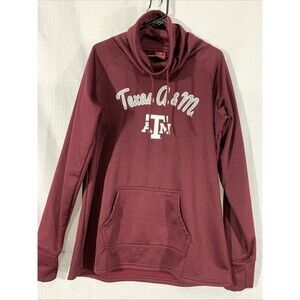 Colosseum Texas A&M Sweatshirt XL Aggies Tube Hood Fleece Lined
